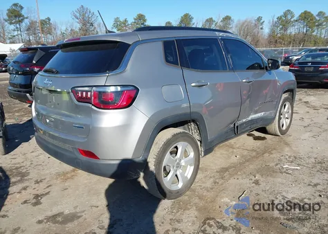 2020 Jeep Compass Latitude 4X4 из США, поврежденный, VIN 3C4NJDBB1LT166978